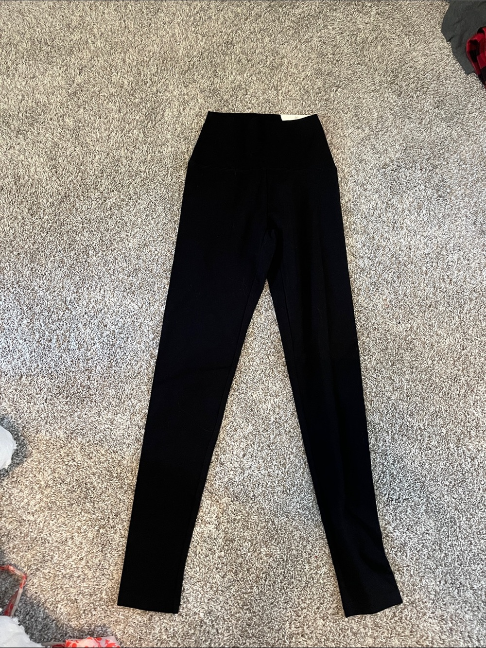 aerie Black High-Rise Ponte Leggings